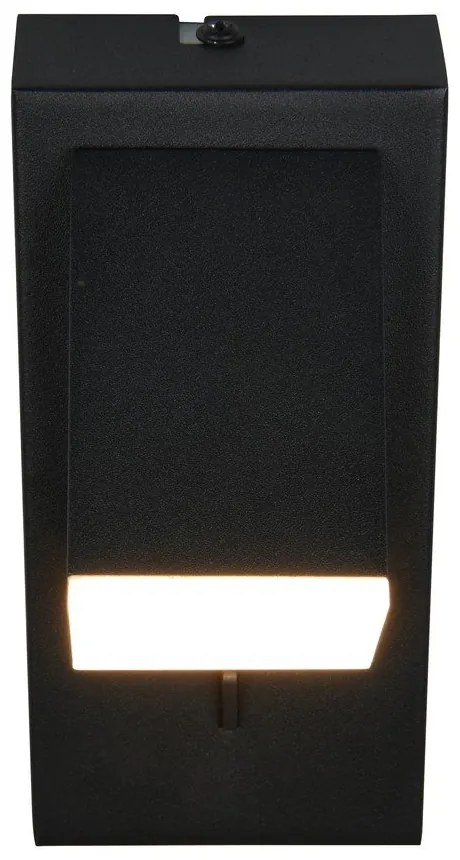 Matt fekete LED fali lámpa Raglan – Trio