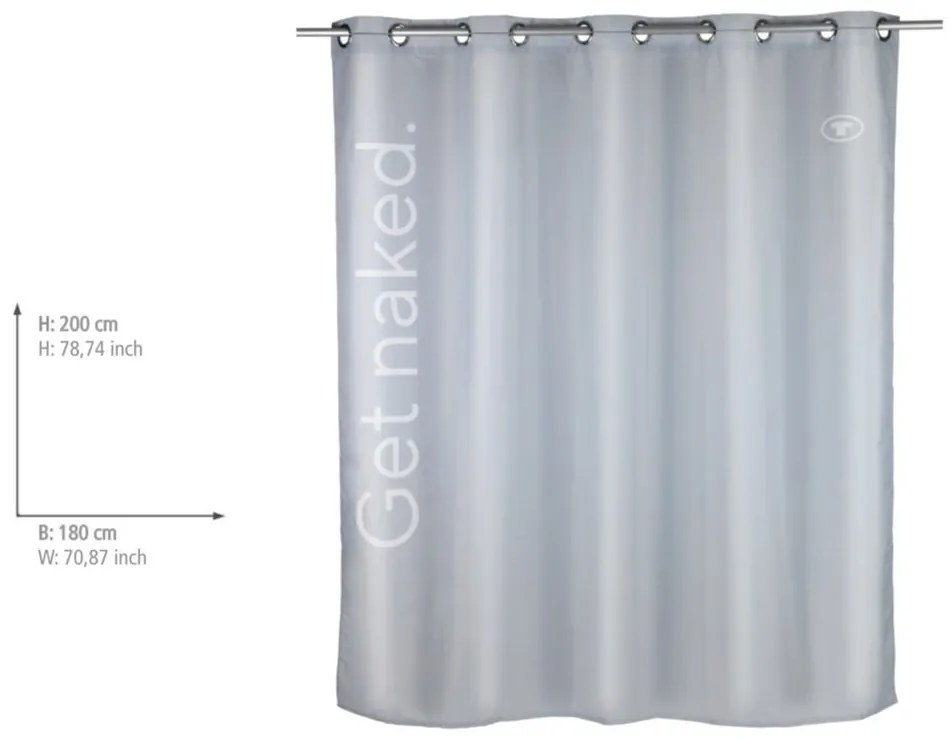 Zuhanyfüggöny 180x200 cm Tom Tailor Get Naked – Wenko