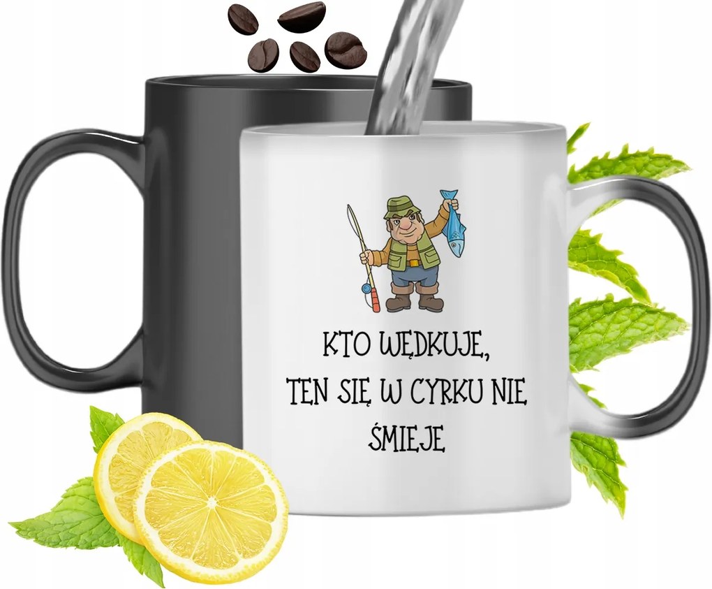 Színváltós Mágikus Bögre Horgászoknak