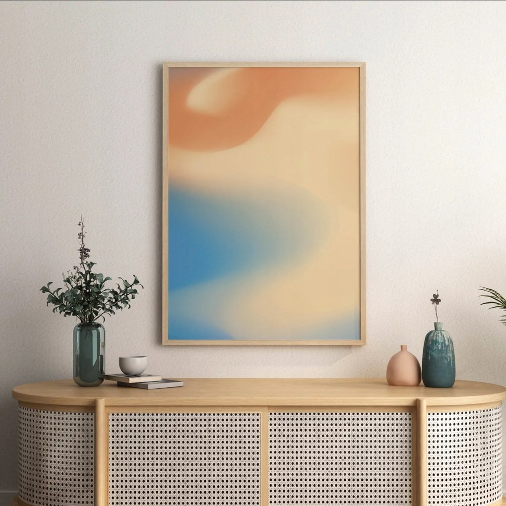 Poszter Csendes tengerpart 50x70 cm Matt