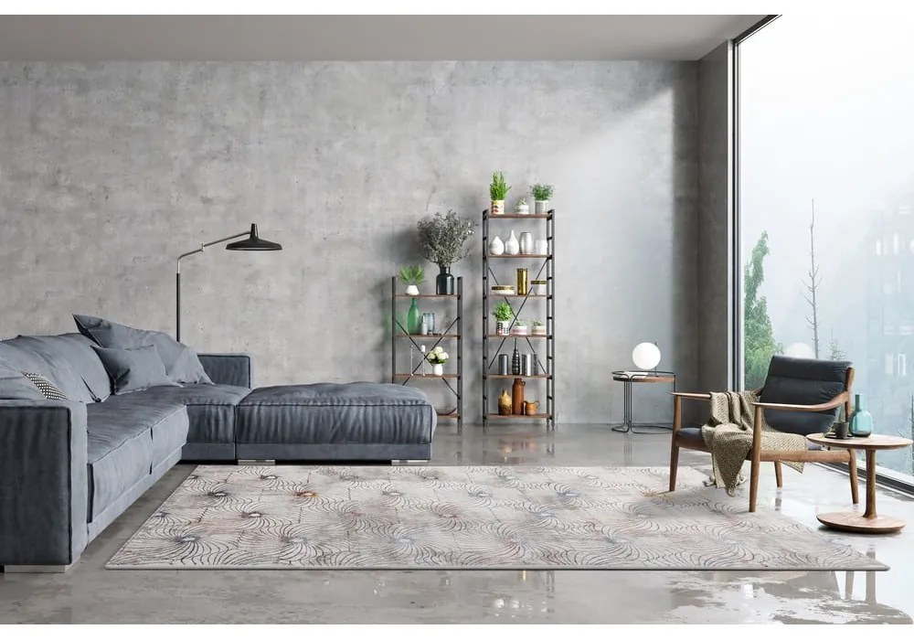 Világosszürke szőnyeg 200x300 cm Simp – FD