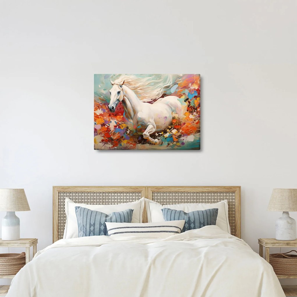 Kép - Egy ló festése (70x50 cm)