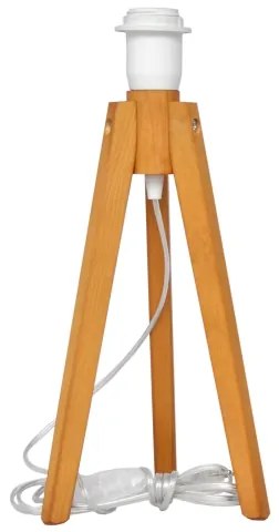 Asztali lámpa ALBA 1xE27/15W/230V krém/tölgy