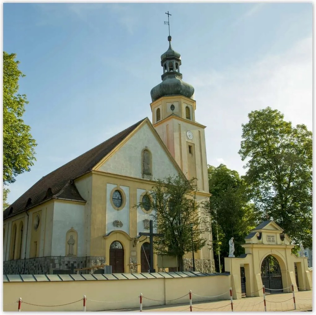 Poszterek 100x100 Erdélyi templom