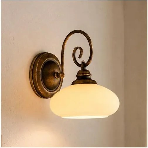 Brilagi - MOLLERO fali lámpa 1xE27/15W/230V bronz/patina