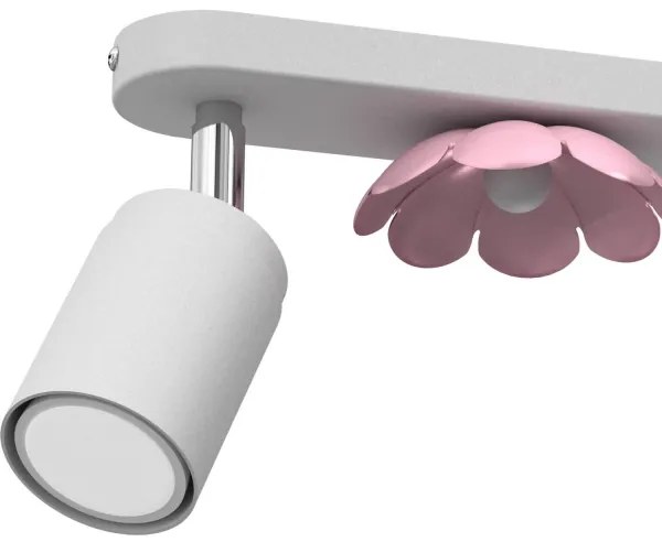 Spotlámpa FLOWER 2xGU10/8W/230V fehér