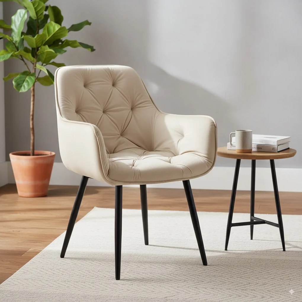 Bársony szék 55 x 60 x 89 cm