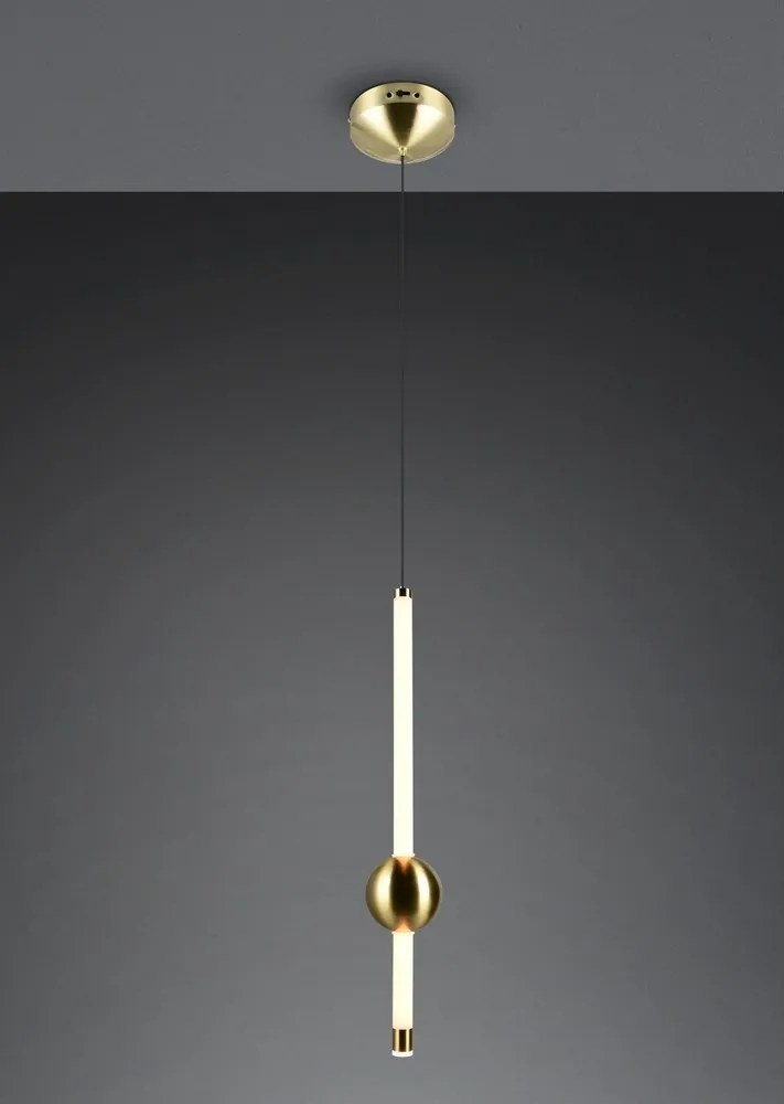 Sárgaréz színű LED dimmelhető függőlámpa Melita – Trio