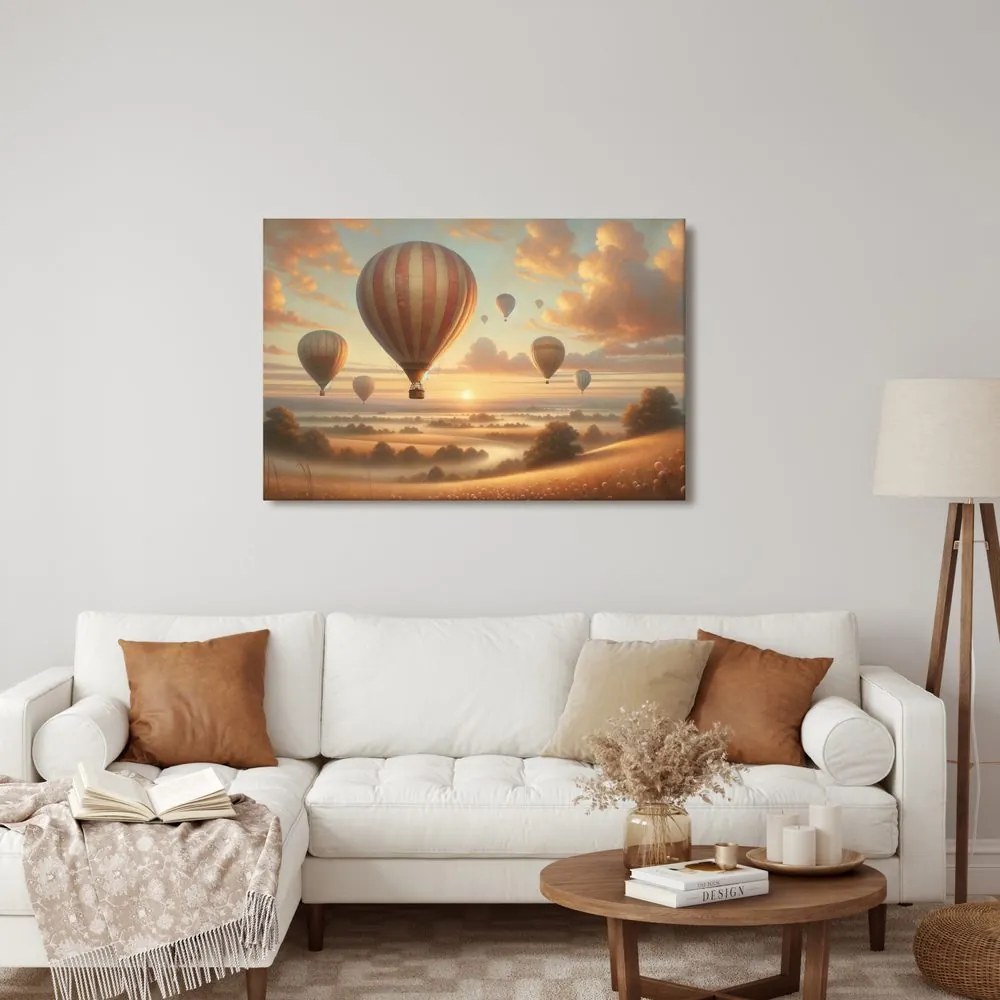 Kép ballonok az esti csendben