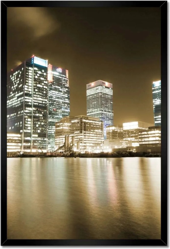 Poszterek keretben 40x60 Sephia London kilátás