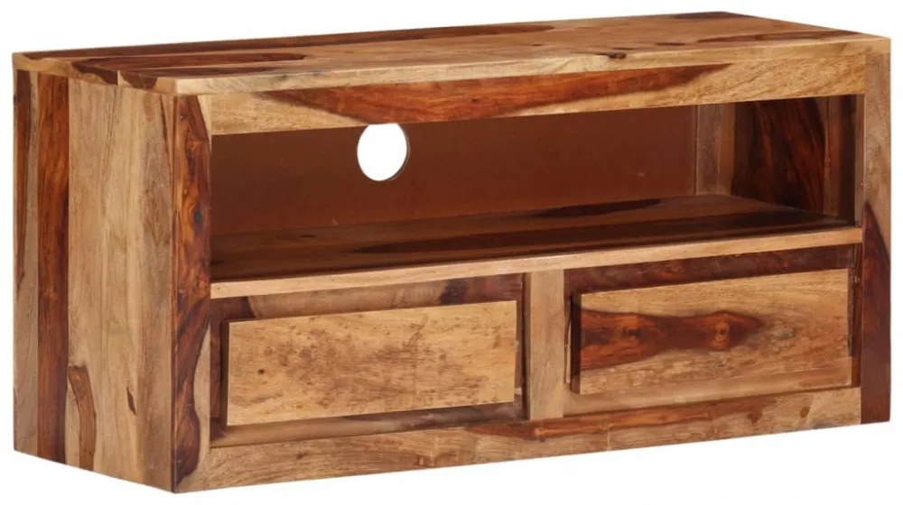 tömör kelet-indiai rózsafa TV-szekrény 88 x 30 x 40 cm