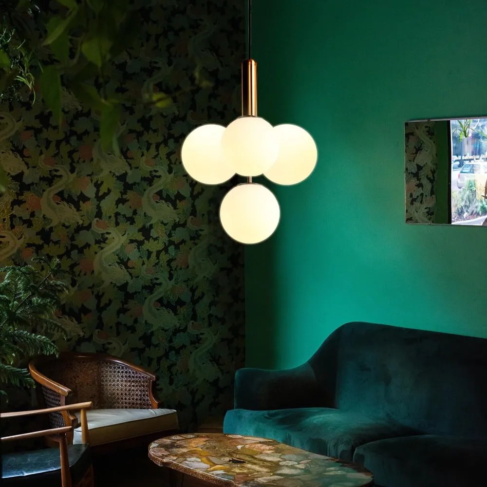 Musa aranyszínű függőlámpa, magasság 120 cm - SULION