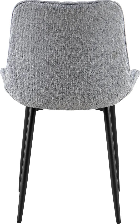 Étkezőszék, világosszürke/fekete, ZAJRA