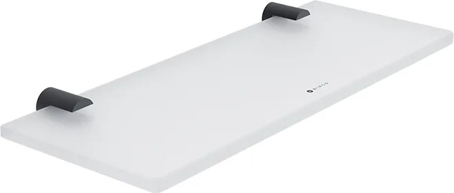 Nimco Bormo fekete fürdőszobai polc, üveg, matt, 30 cm Brc 11091B-30-90