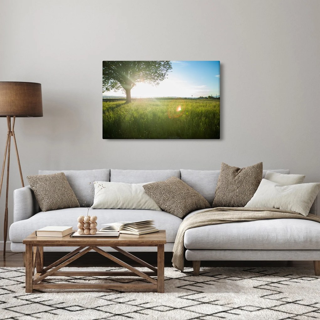 Nyári rét képe (90x60 cm)