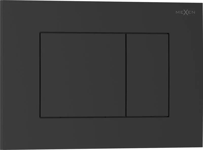 Mexen Tex 02 öblítő gomb, fekete matt - 6102-02