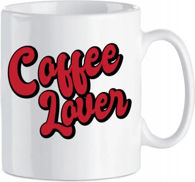 Ajándék nyomott mintás bögre Coffe Lover 330 ml