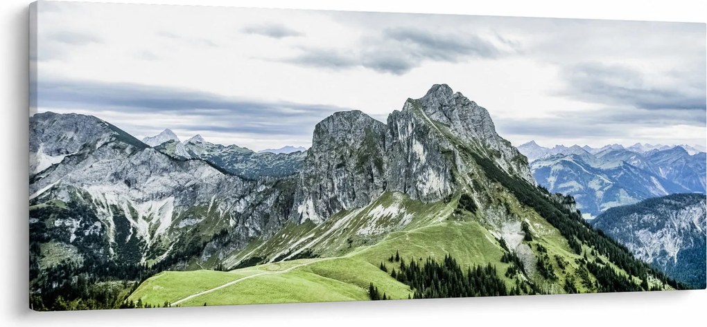 Kép - hegycsúcsok (120x50 cm)