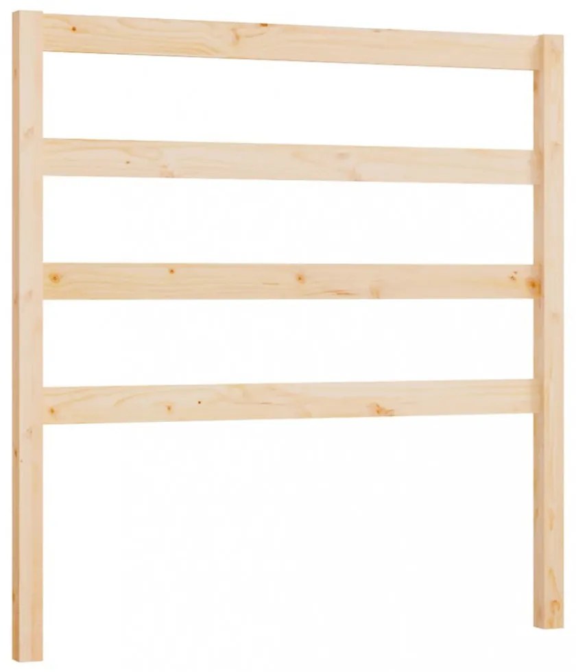 tömör fenyőfa ágy fejtámla 95 x 4 x 100 cm