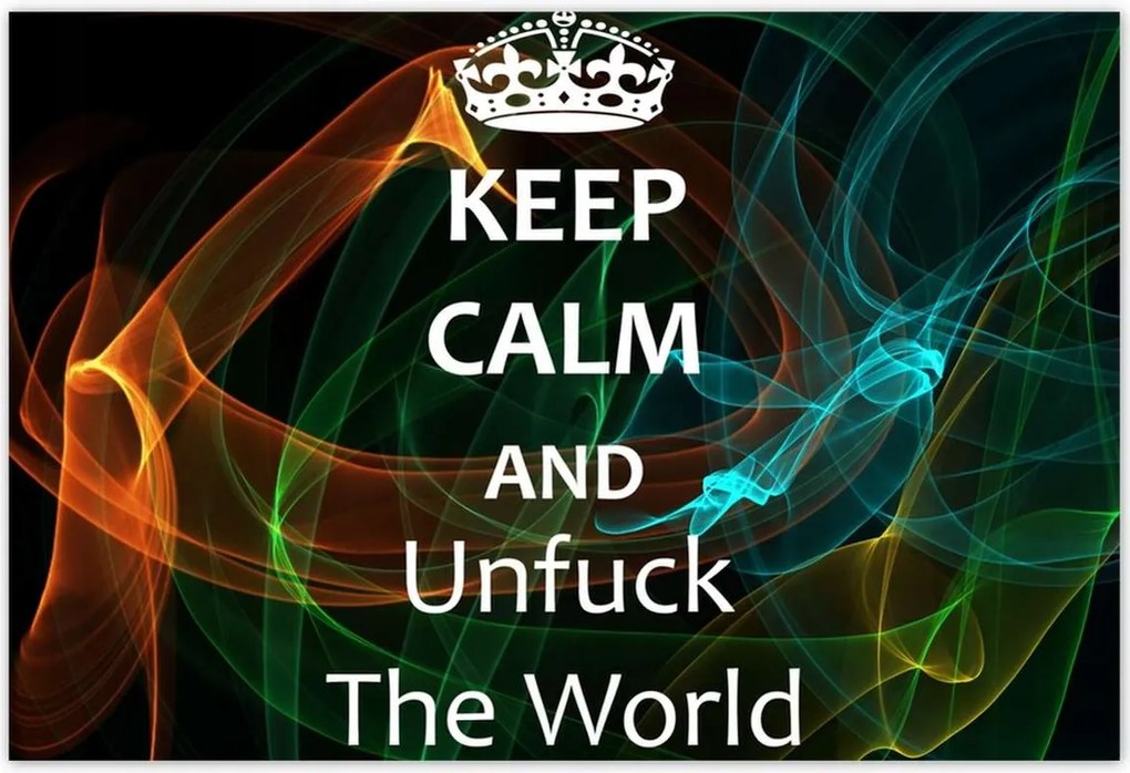 200 x 135-ös plakátok Maradj nyugodt, és ne dumálj