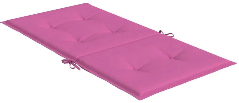 6 db rózsaszín szövet alacsony háttámlájú székpárna