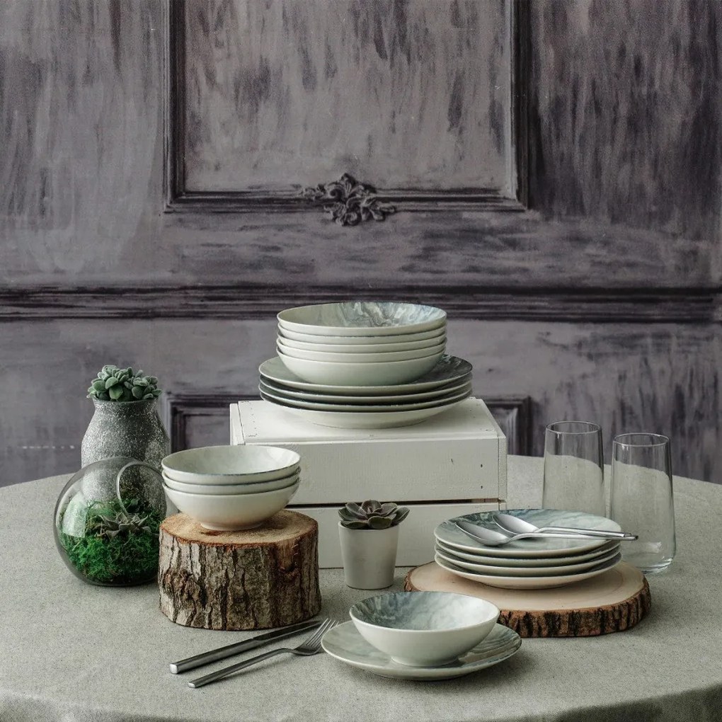 24 részes porcelán étkészlet