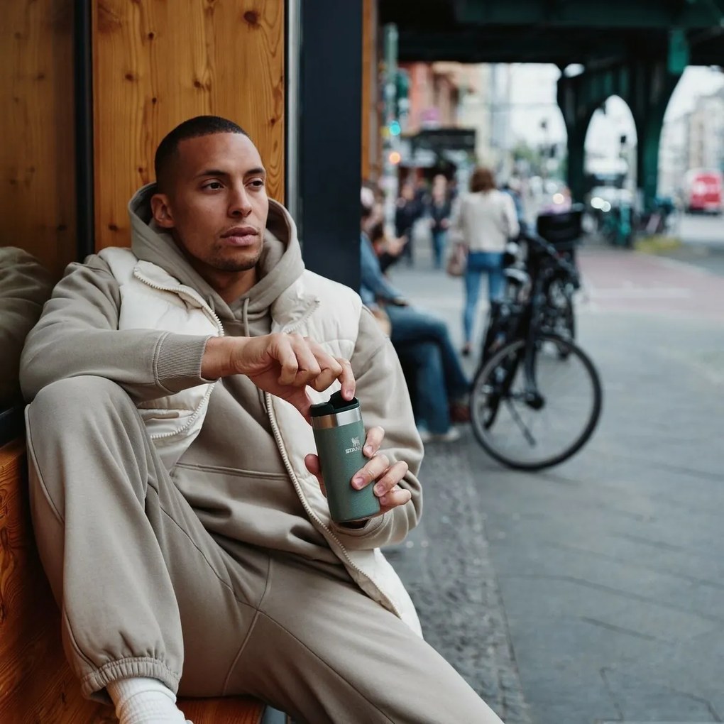 Stanley AeroLight Transit 350 ml hőálló pohár, Hammertone Green, 350