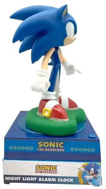 Sonic a sündisznó 3D éjszakai lámpa és ébresztőóra