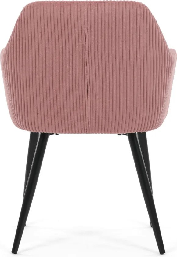 Étkezőszék rózsaszín kordbársony kárpittal – DCH-V4009 PINK6