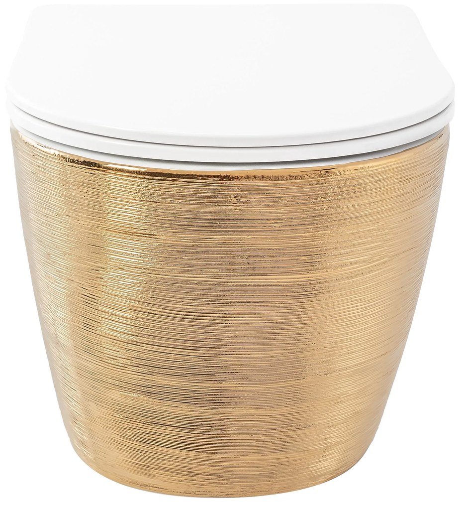 WC csésze Carlo Flat Brush Gold