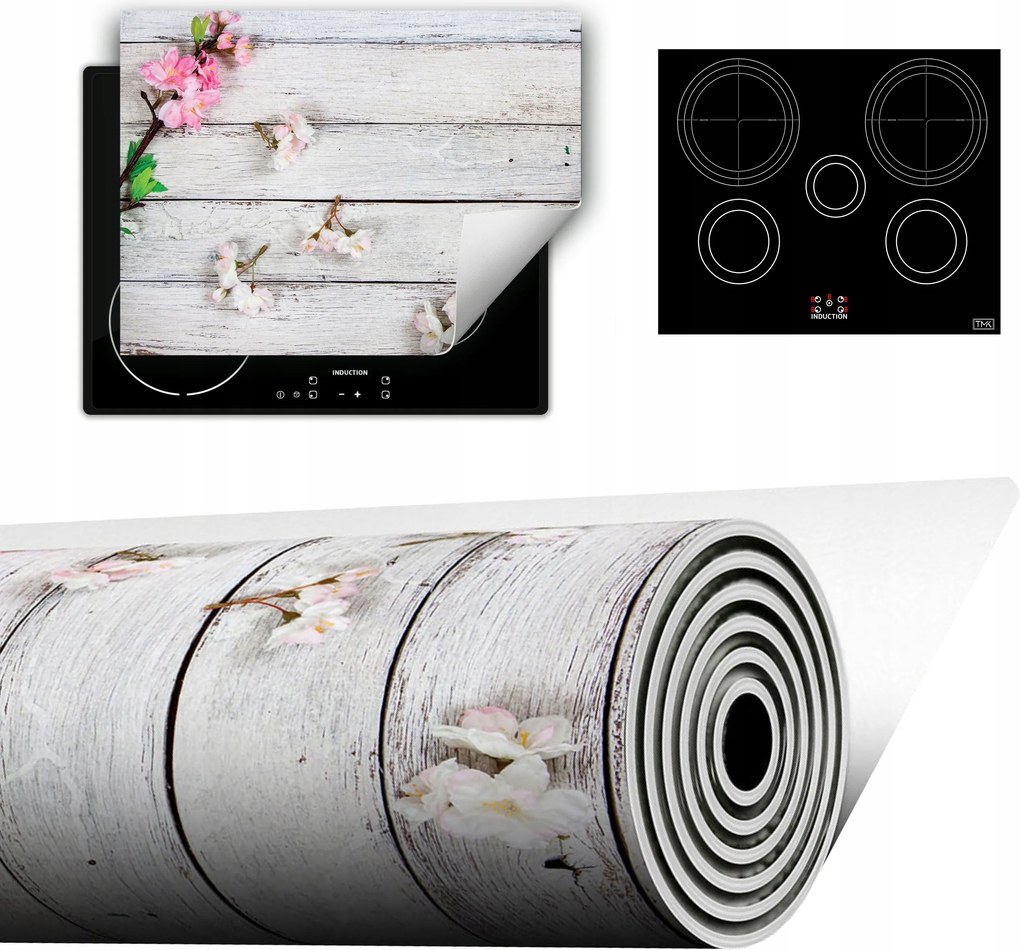 Vinyl Szőnyeg A Konyhába Több Hely 70x52 Virágok fa