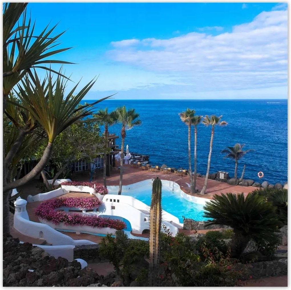 Poszterek 100x100 Pálmafák a tengerparton