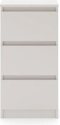 SIMPLE éjjeliszekrény 40 cm, 3 fiókos, kasmír