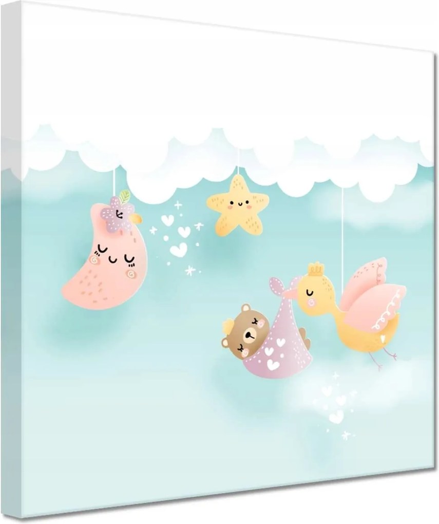 Vászonkép 20x20 Aranyos alvó állatok