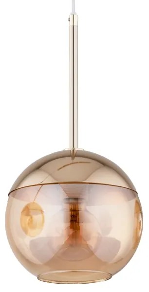 Csillár zsinóron VOLDA 3xE27/60W/230V sárgaréz