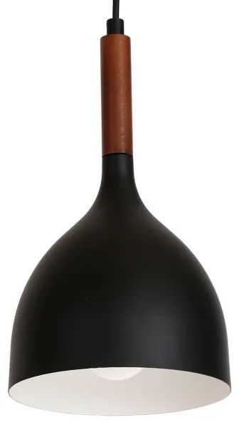 Csillár zsinóron NOAK WOOD 1xE27/60W/230V