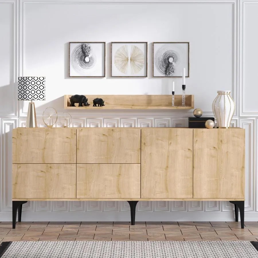 Konzolasztal Stella - Sapphire Oak