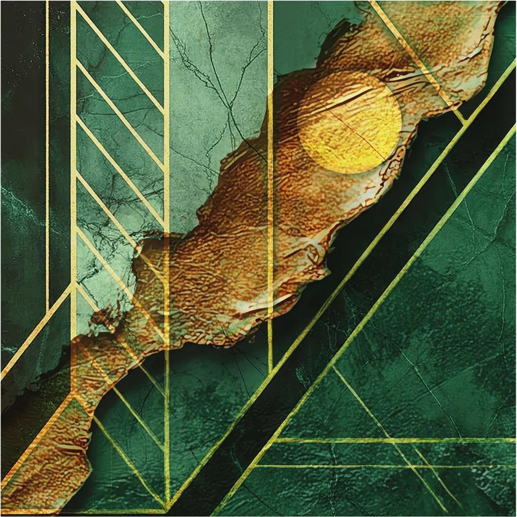 Divatos Flizelin Tapéta Fali Furnér Geometriai feszültség 250x250