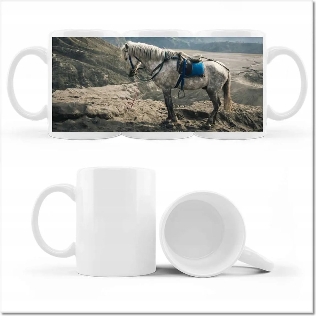 Fotó bögre Ló expedíció a hegyekbe