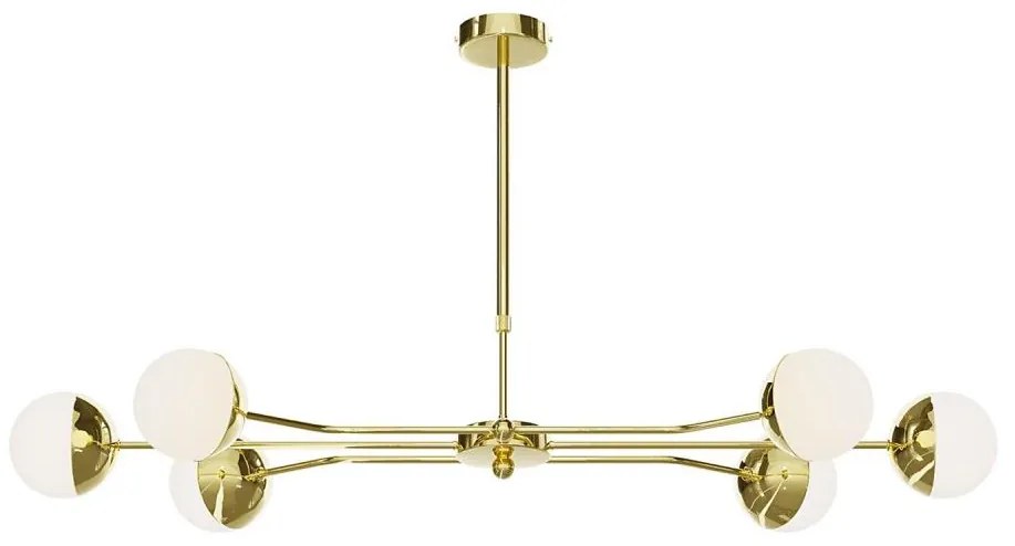 Jupiter 1980 - Csillár rúdon TRENTO 6xG9/10W/230V arany