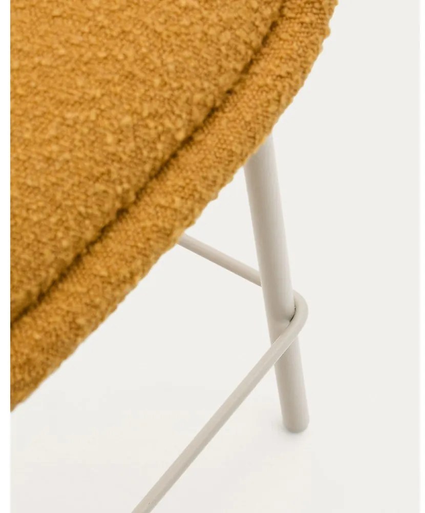 Mustársárga bárszék (ülésmagasság 65 cm) Aimin – Kave Home