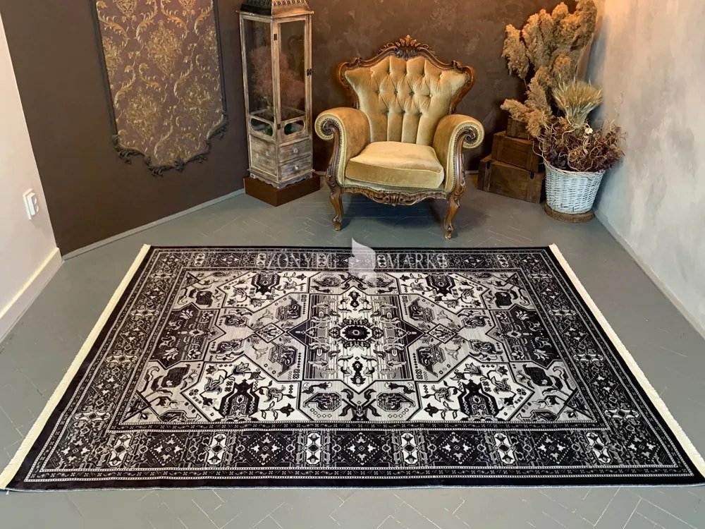 Velvet PS962V1 fekete szőnyeg 160x220 cm