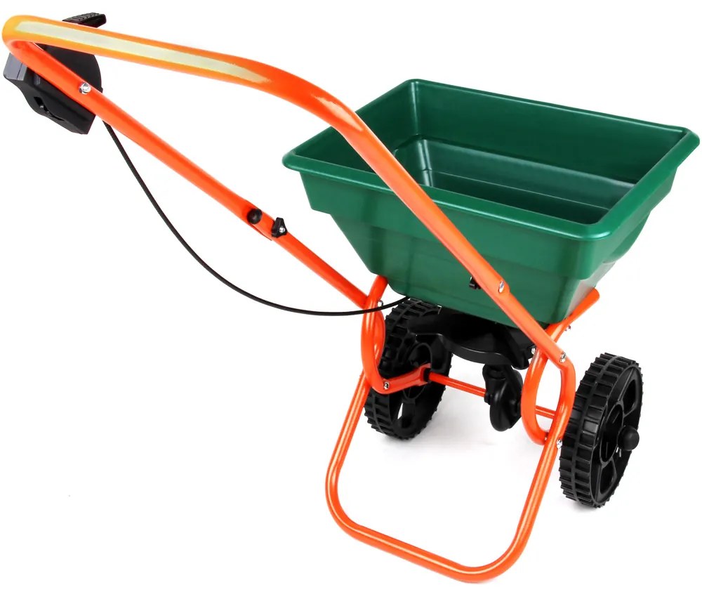 SEED szórókocsi, 25l, zöld/narancs Gardebruk