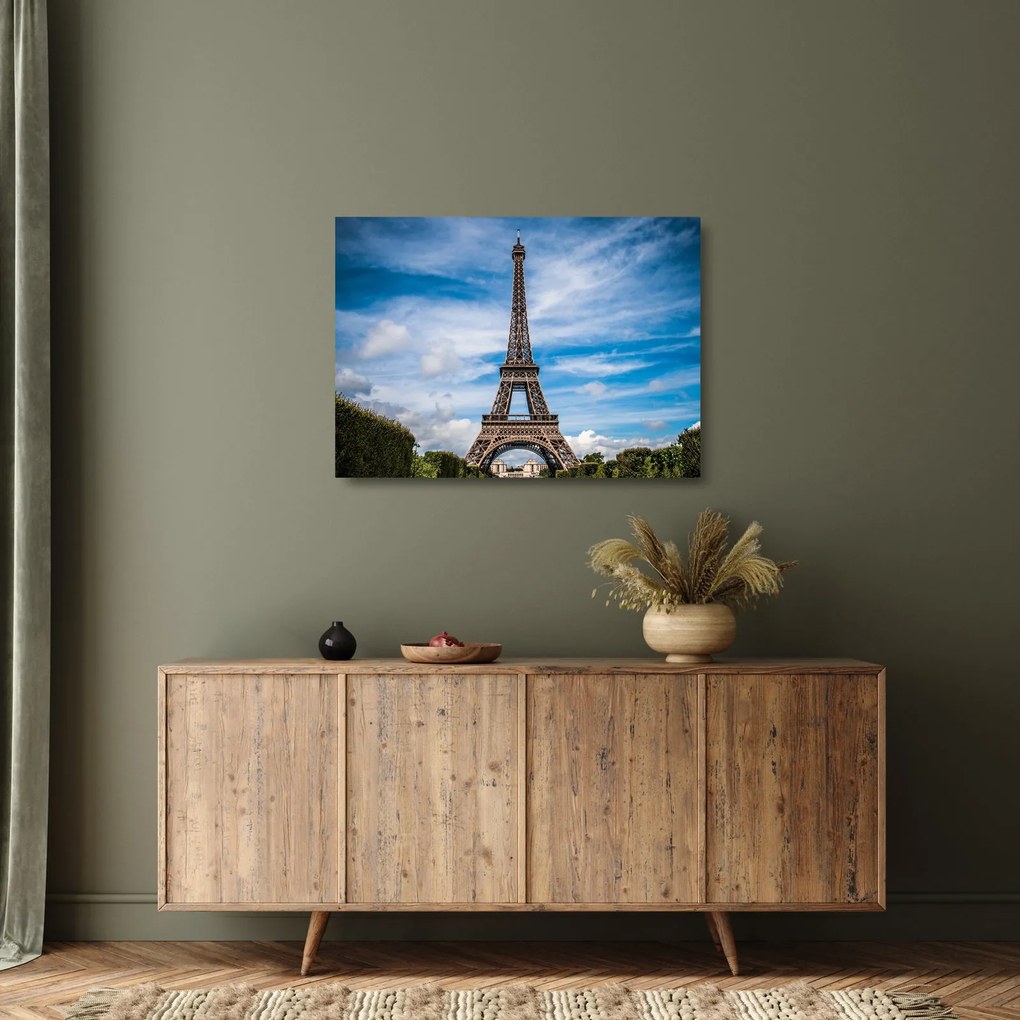 Kép - Eiffel torony (üvegen) (70x50 cm)
