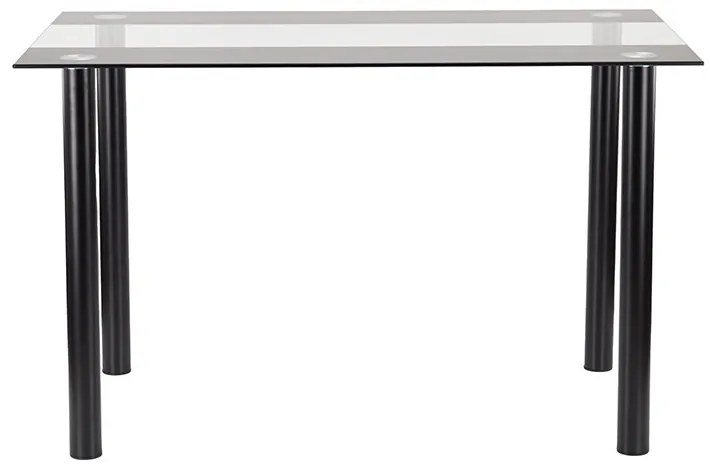 Riona 120 cm szögletes üveg étkezőasztal