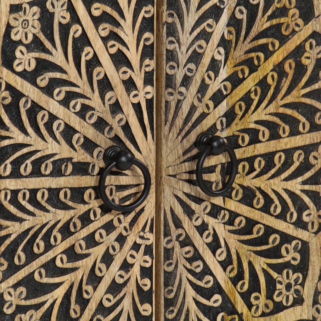 tömör mangófa magasszekrény 60 x 33 x 100 cm