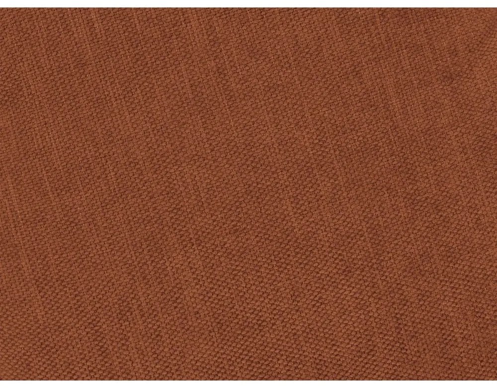 Téglavörös kinyitható-tárolóhelyes sarokkanapé (jobb oldali-L alakú) Fuji – Bobochic Paris