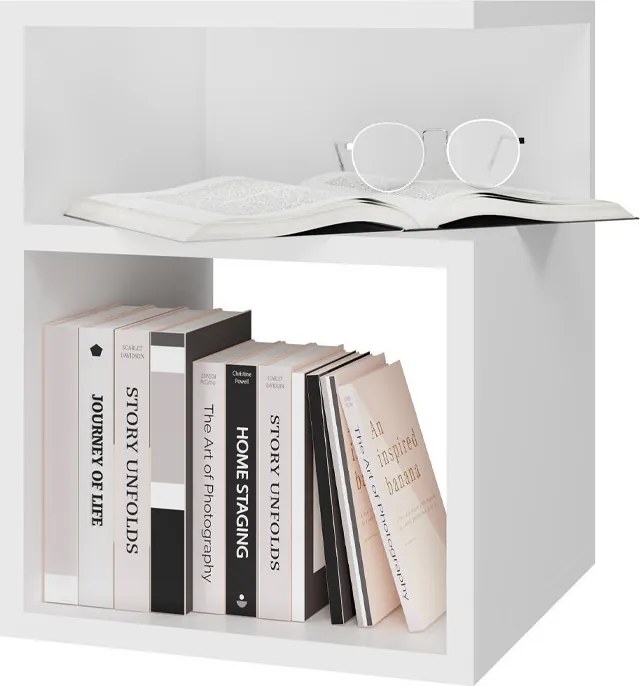 Tini éjjeliszekrény, fehér