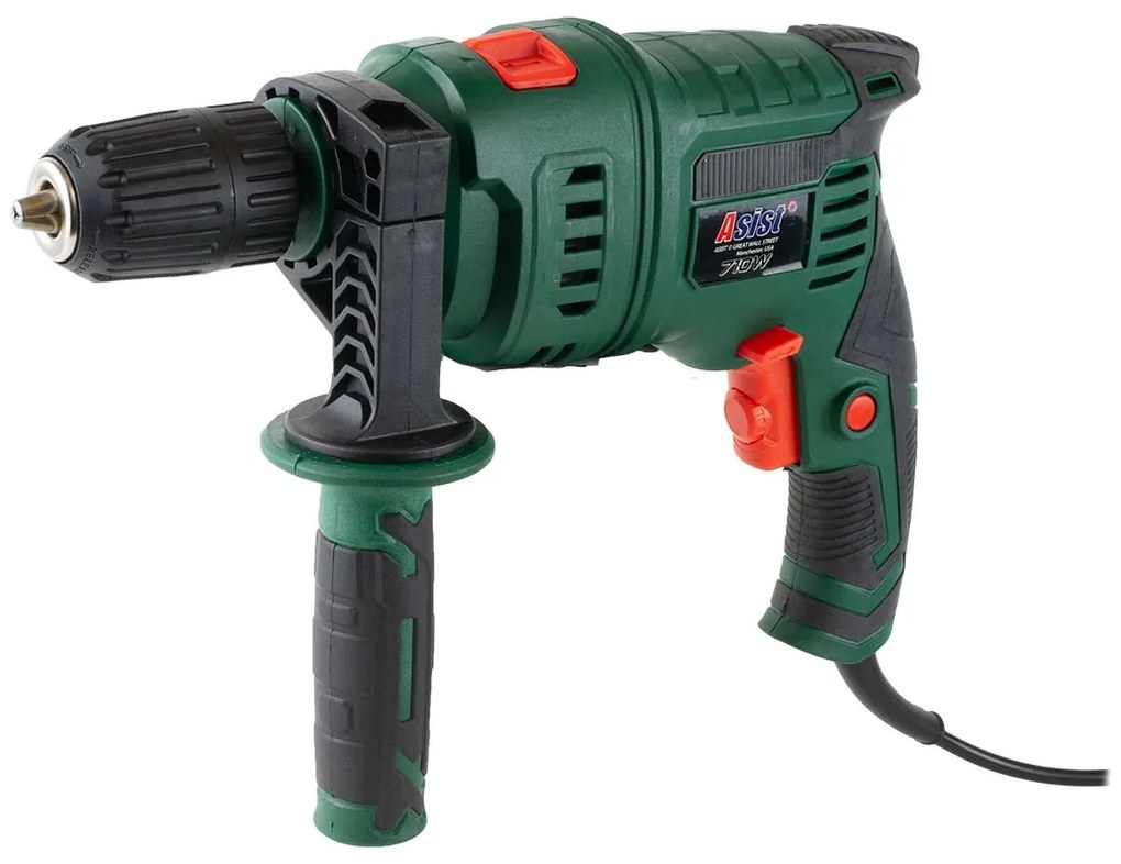 Asist AE1P71DN-BMC ütvefúrógép tokban, 710 W