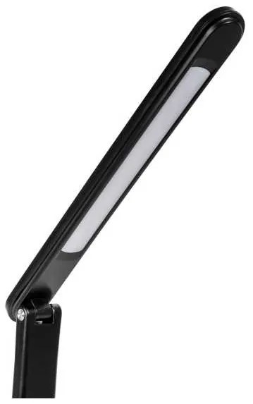 Platinet asztali lámpa 12 W, RGB világítás + USB, fekete